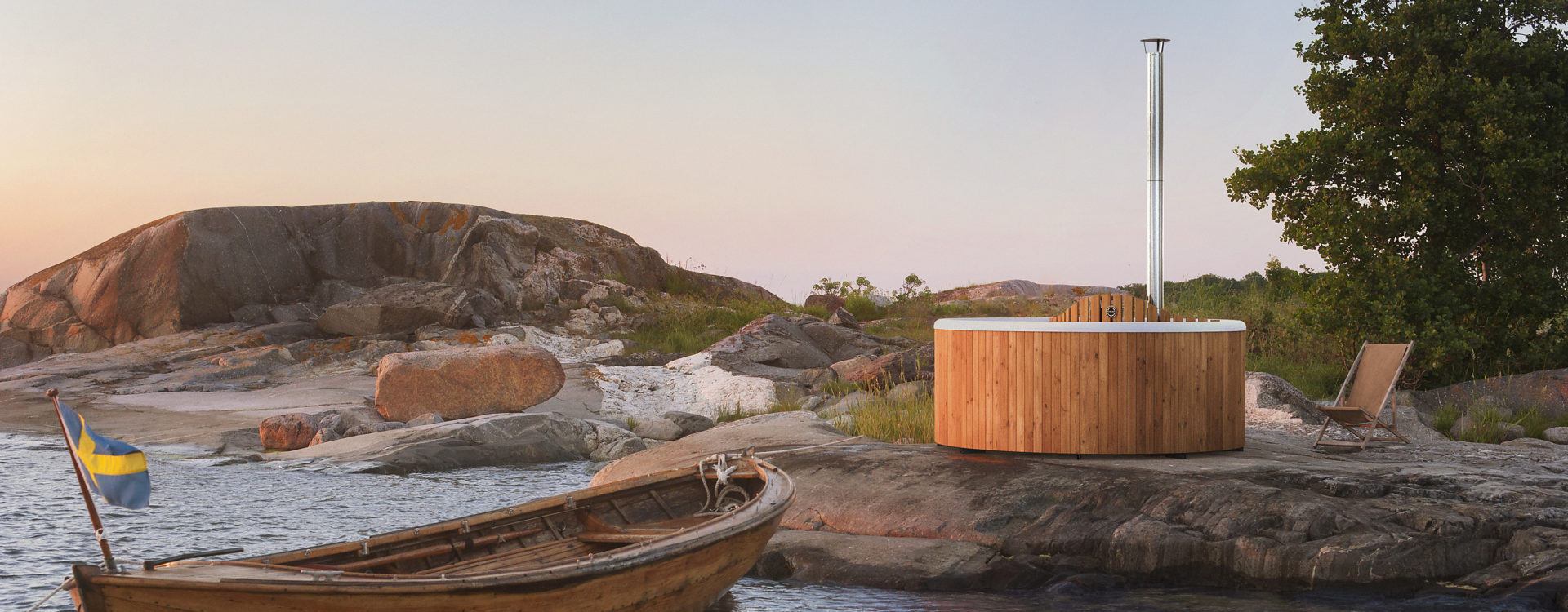 Wooden hot tubs from Skargards 4 person hot tub