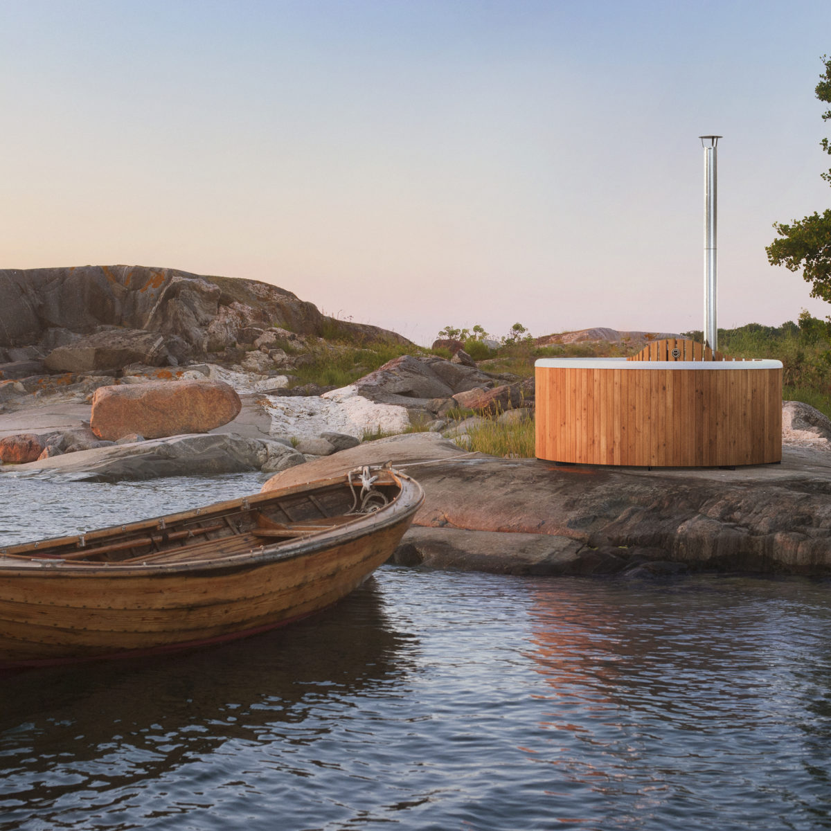 Wooden hot tubs from Skargards 4 person hot tub